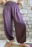 Basso Shirring Balloon Pant Deep Damson